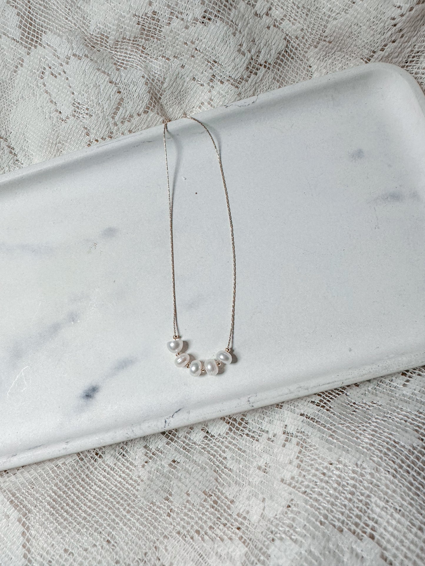 Fresh water pearl necklace